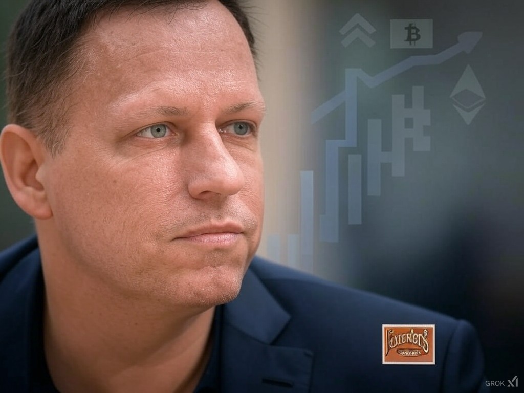 Peter Thiel’s Crypto Empire Expands as Bullish Global Eyes Public Markets